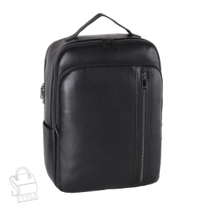 Рюкзак мужской кожаный 131419-159H black Heanbag  в Новосибирске