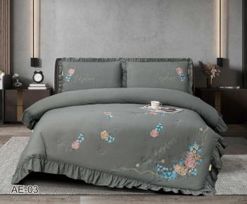 КПБ EFOR COTTONI с одеялом с вышивкой 