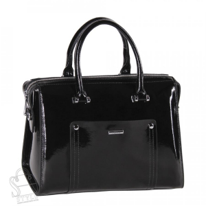 Сумка женская кожаная 9221-1 black Velina Fabbiano-Safenta