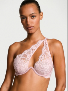 Twinkle Lace One-Shoulder Monowire Bra