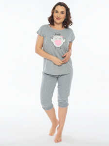 VS 012010 0624 /футболка и капри жен/