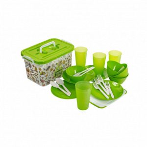 Набор для 4 персон в контейнере 6.5л SUMMER TIME