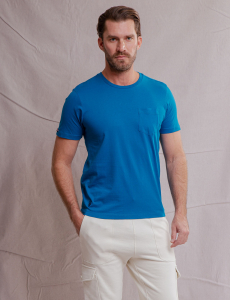 WHITE LABEL SUPIMA COTTON POCKET T-SHIRT