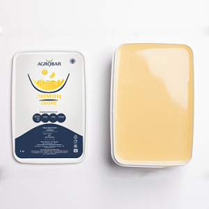 Пюре Лимон без сахара (Агробар) замороженное, 250 г.