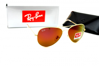 Солнцезащитные очки  3026 золото сиреневый перелив