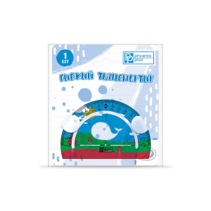 Транспортир, ПВХ, УФ-печать, фигурная вырубка