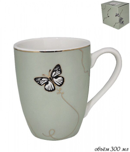 133-103 Кружка 320 мл Butterfly в под.уп.(х48)Фарфор
