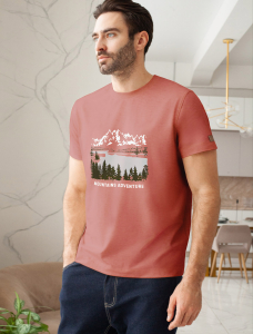 Футболка из премиального хлопка с авторским принтом