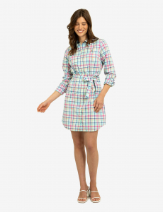 PLAID OXFORD DRESS