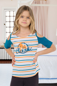 футболка для девочки Д 055-39 -50%