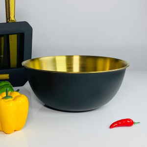 910-011 Миска салатник 19х8см (х50)Нержавеющая сталь