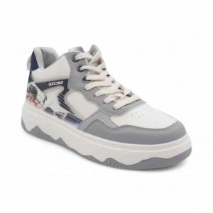 Кроссовки LCA802-8 бело серые