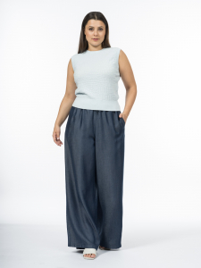 Блуза без рукавов с анималистичным рисунком