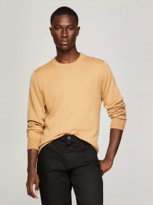 Fine Gauge Knit Crewneck Sweater
