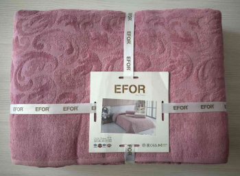 Покрывало EFOR махровые (200*220) сирень модель 1