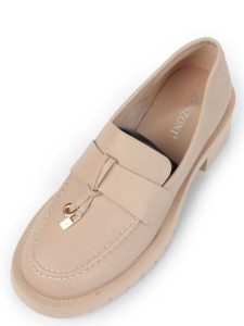 01-P9208-1 DK. BEIGE Ботинки демисезонные женские (натуральная кожа)