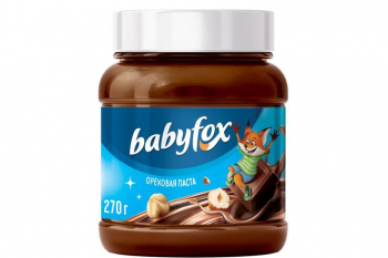 «BabyFox», паста шоколадно-ореховая, 270 г