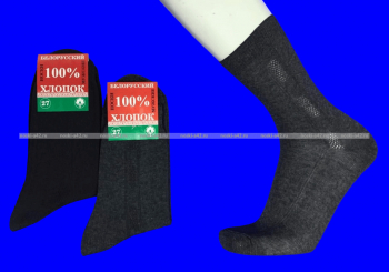 Носки мужские МС-20 Белорусский хлопок серые