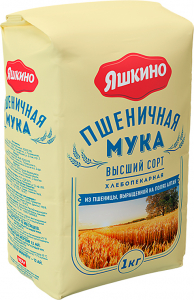 «Яшкино», мука пшеничная высшего сорта, 1кг