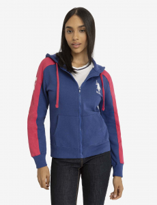 SIDE STRIPE FULL ZIP HOODIE