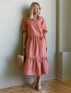 Платье из легкого хлопкового поплина