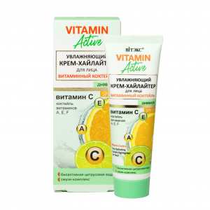 Крем-хайлайтер для лица дневной VITAMIN ACTIVE увлажнение  BITЭКС
