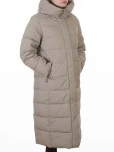 2338 LT. GREEN (OLIVE) Пальто зимнее женское (200 гр. холлофайбер)