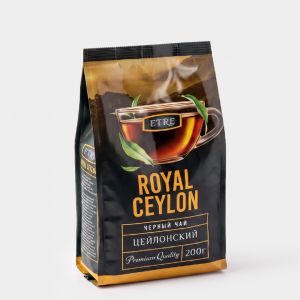 «ETRE», чай Royal Ceylon черный цейлонский листовой, 200 г