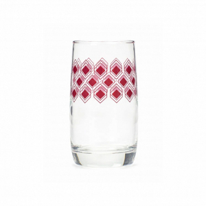 Набор стаканов РОМБ ЛИЛАК 6шт 330мл высокие