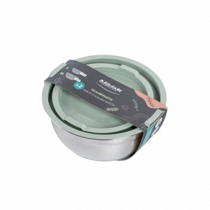 Набор мисок с крышками SCANDINAVIA 2шт 1.5л+2.4л