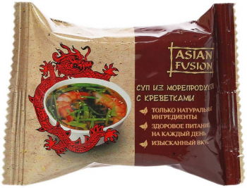ASIAN FUSION Суп из морепродуктов с креветками п/п 12г
