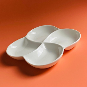 305-156 Менажница 20,5 см РОМАНО в под.уп.(х24)Фарфор