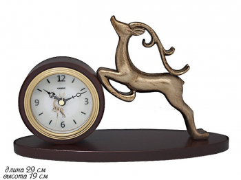 525-063 Часы настольные (х12) Полистоун