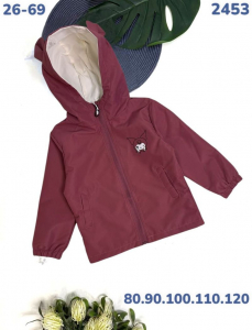 Ветровка 2453 бордовый