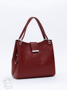 Сумка женская кожаная 98357SP wine red Velina Fabbaino-Safenta