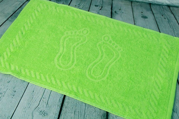 Полотенце махровое Ножки салатовый