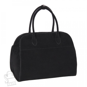Сумка женская кожаная 6829NNAA black  Natale Navetta/50(дефект)