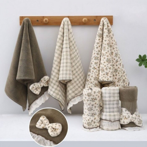 Полотенце из микрофибры с декором 