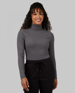 WOMEN'S SOFT RIB TURTLENECK