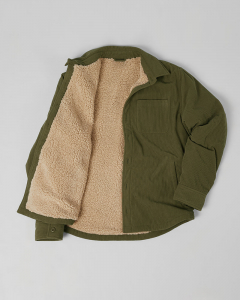 MEN'S SHERPA-LINED CORDUROY SHIRT JACKET