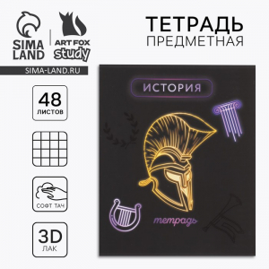 Предметная тетрадь 48 листов А5, на скрепке «История»