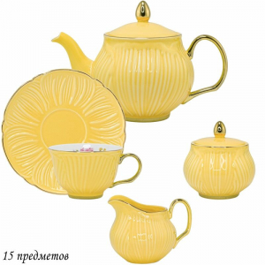 109-114 Чайный сервиз 15пр. 250 мл в под.уп.(х3)Фарфор