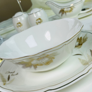 145-660 Салатник 15см КАМИЛЛА в под.уп.(х30)Костяной фарфор