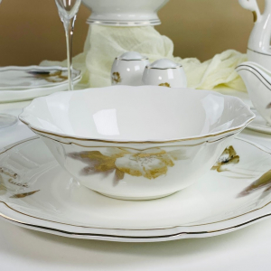 145-658 Салатник 18см КАМИЛЛА в под.уп.(х24)Костяной фарфор