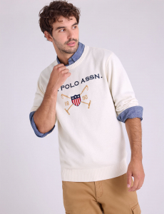 USPA MALLET CREW NECK SWEATER
