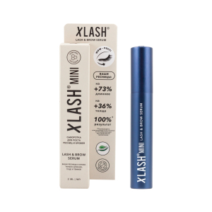 XLASH Eyelash Serum Сыворотка для роста ресниц и бровей, 2 мл НОВИНКА