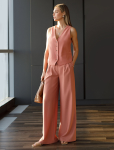 Брюки-палаццо из плотного лиоцелла