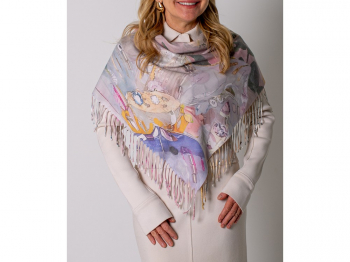 Платок Lanotti двухсторонний /Арт 45