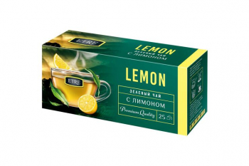 «ETRE», чай Lemon зелёный с лимоном, 25 пакетиков, 50 г