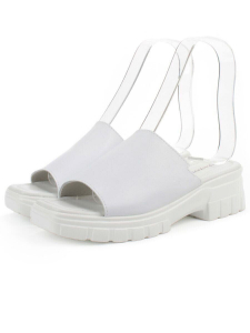 08-PEXL131-1 WHITE Босоножки женские (натуральная кожа)